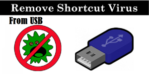 How to remove shortcut virus from usb