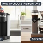 Traditional drip coffee maker brewing a full pot with glass carafe