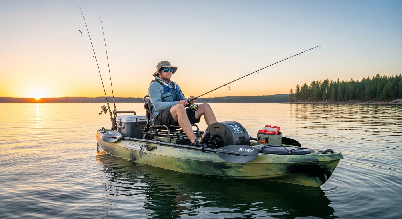 pedal drive fishing kayak propulsion system underwater fins