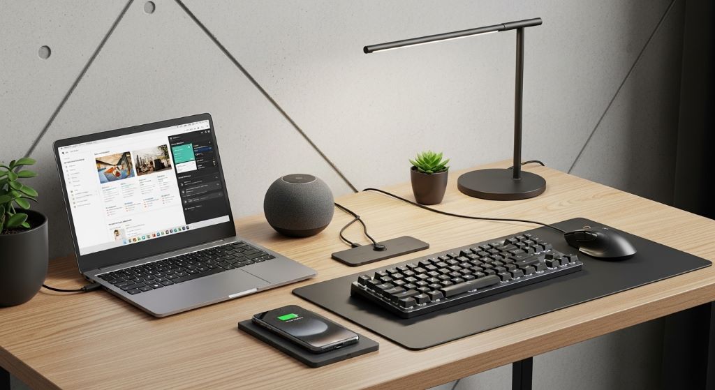 stylish budget gadgets for him modern desk setup